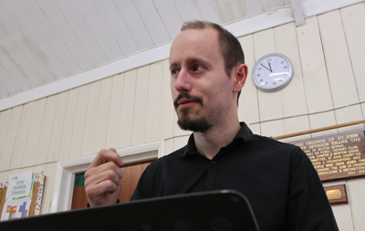 Nat preaching God's word